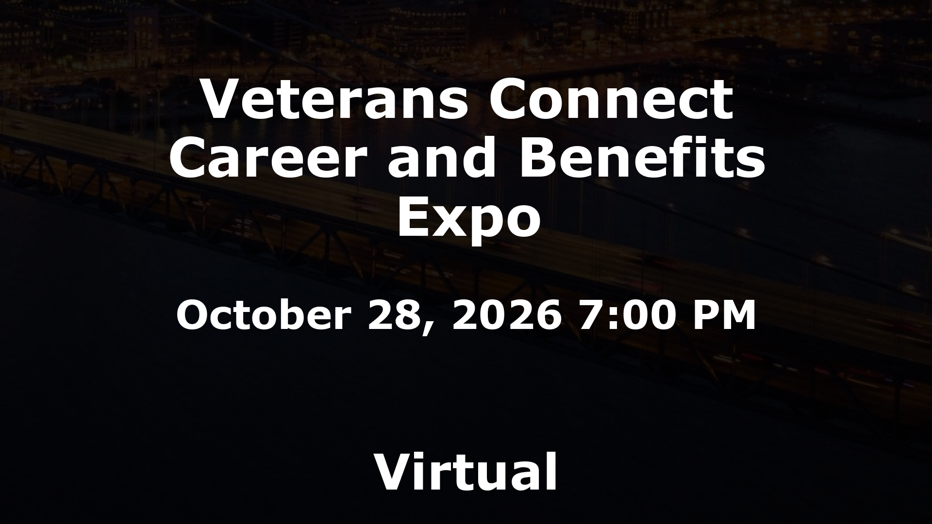 Veterans Connect Career and Benefits Expo event image